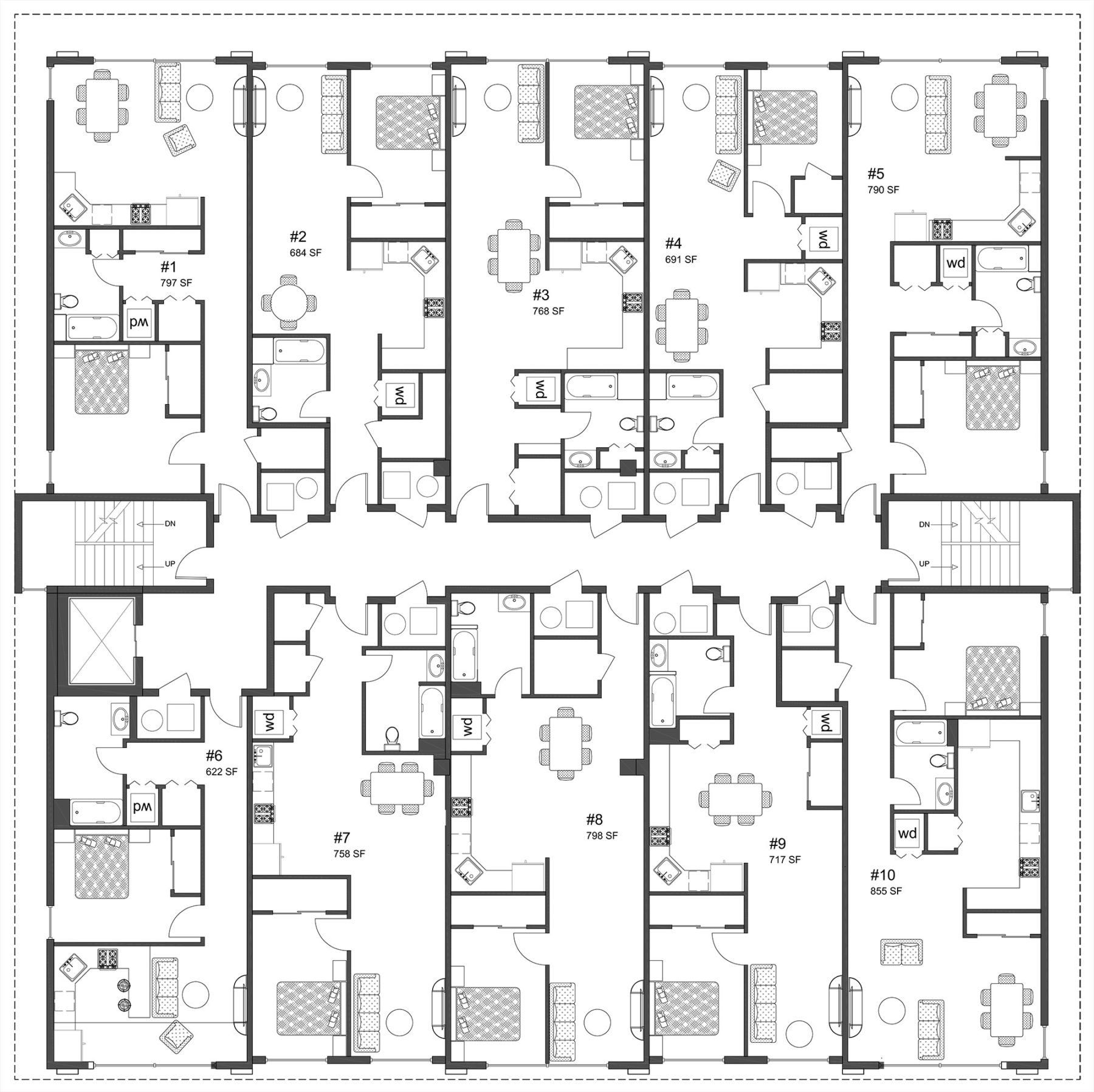 Building floor plan 1