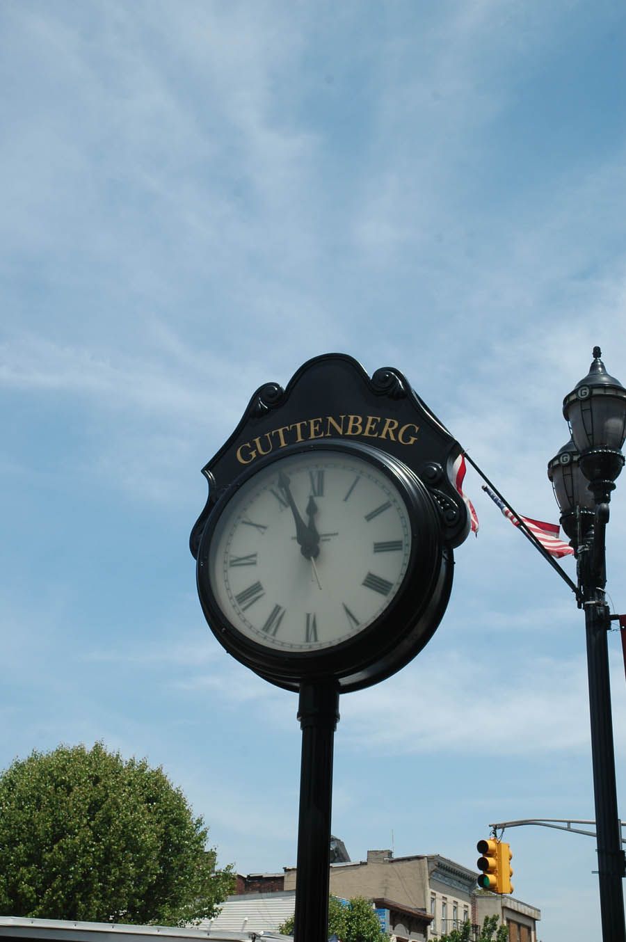 Guttenberg Clock Photo