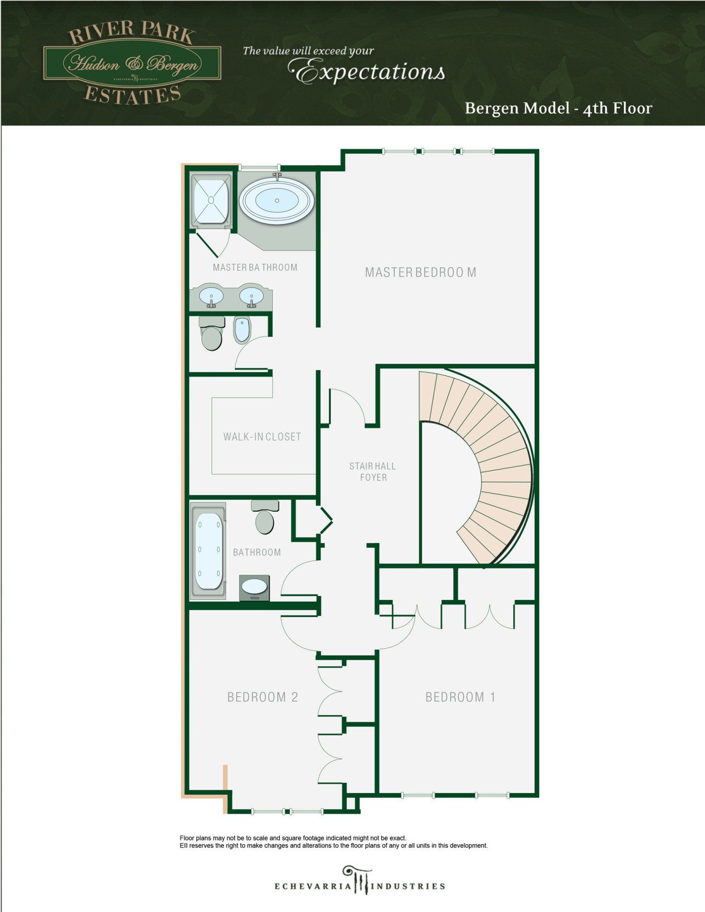A floor plan of a house with a spiral staircase.