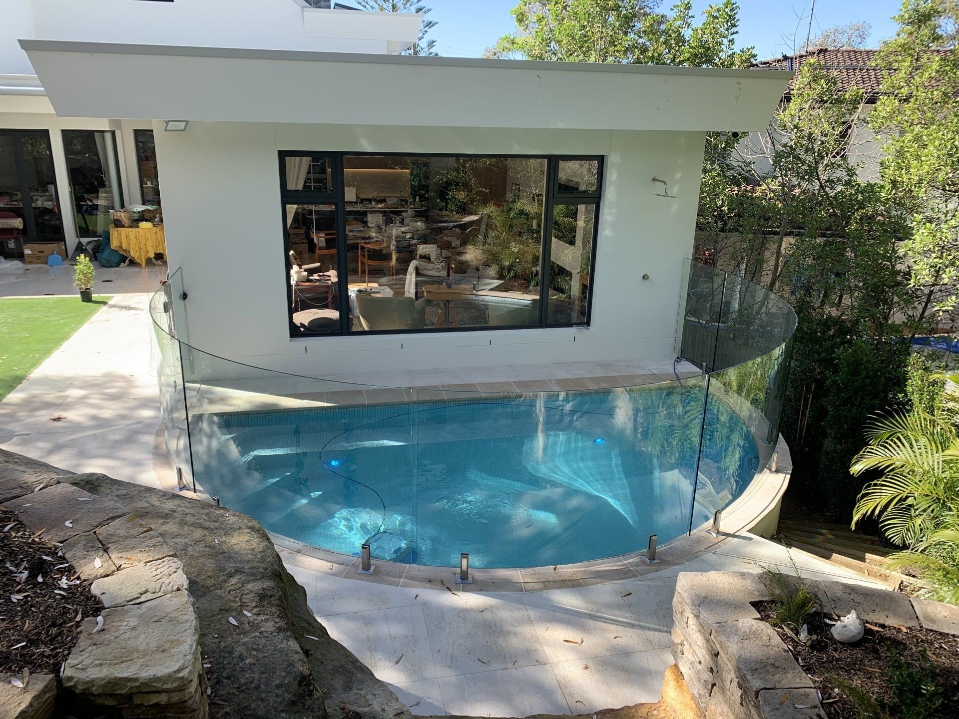 After Pool Reducing Pool Width — Greater Sydney, NSW — Pacific Pools Pty Ltd