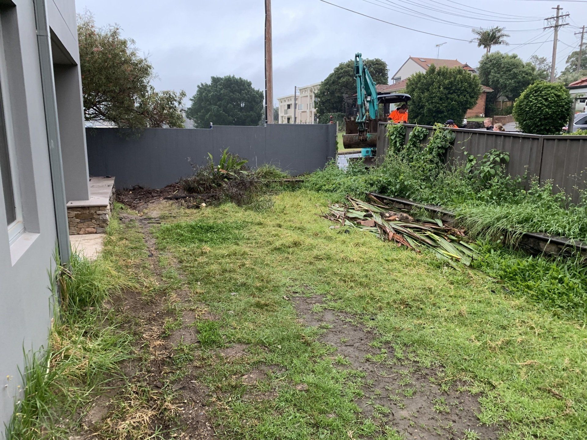 Backyard to Install the Pool — Greater Sydney, NSW — Pacific Pools Pty Ltd