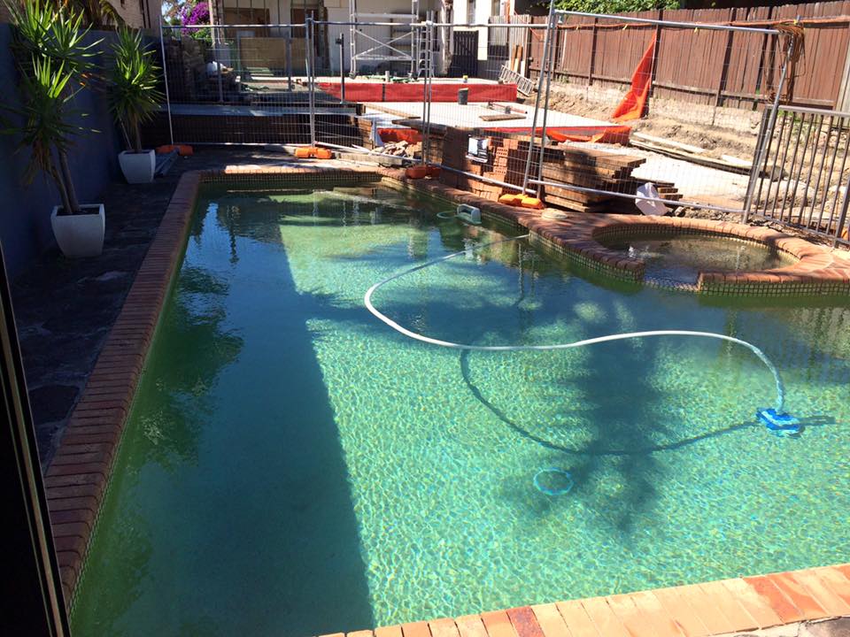 Before Pool Reducing Pool Width — Greater Sydney, NSW — Pacific Pools Pty Ltd