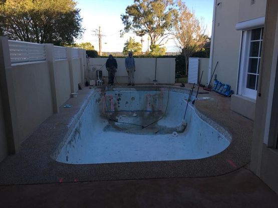 Before Pool Deepening — Greater Sydney, NSW — Pacific Pools Pty Ltd