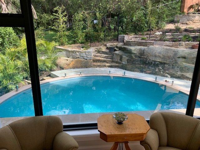 Pool with Rounded Edge and Fence — Greater Sydney, NSW — Pacific Pools Pty Ltd