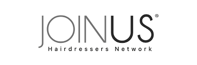 Logo di Join Us Hairdressers Network. Testo: