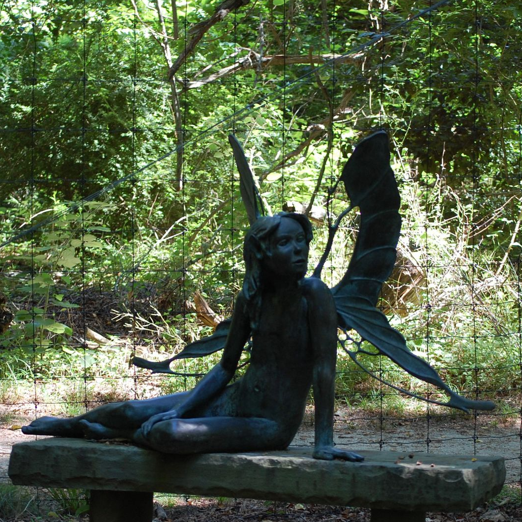 Statue at Mashomack Preserve