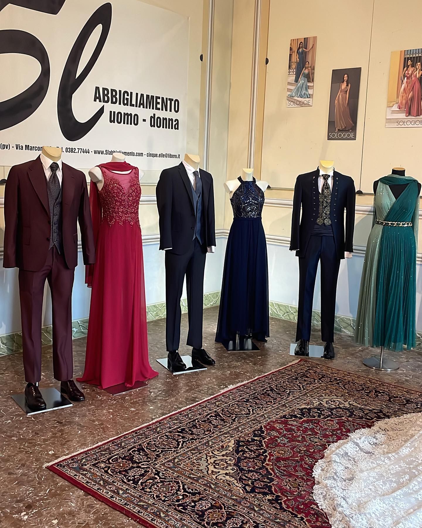 abiti da cerimonia uomo e donna