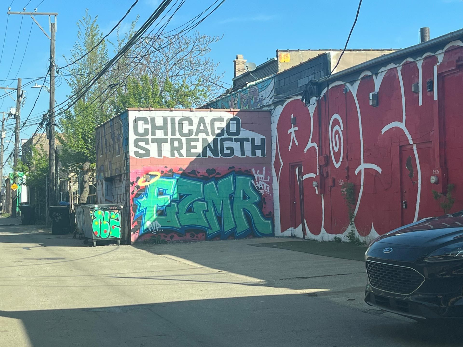 Graffiti On The Side Of A Building - Chicago, IL - Fast Track Physio