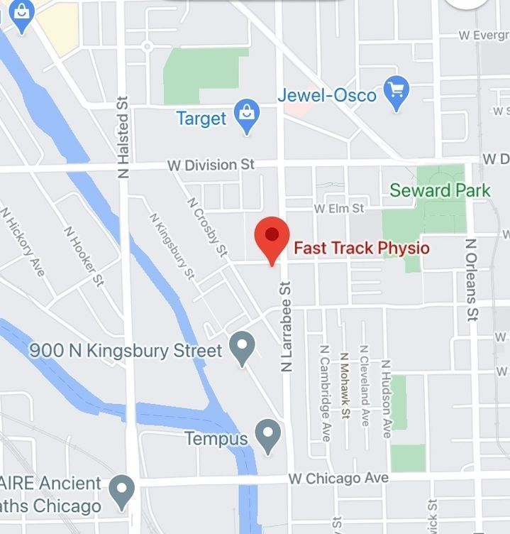 Google Map - Chicago, IL - Fast Track Physio