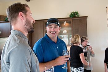 Friends Drinking at an Open House | Ryder Homes