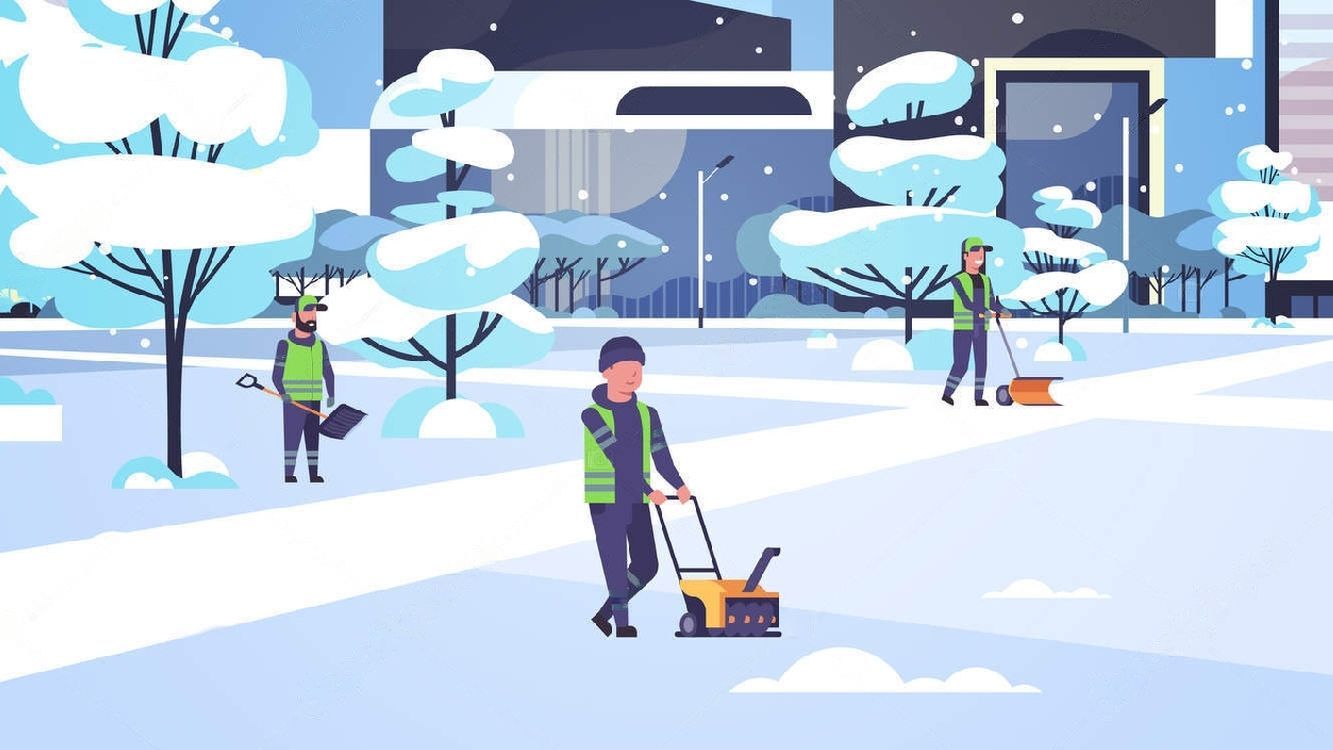 Gratis offert på snöröjning och snöskottning
