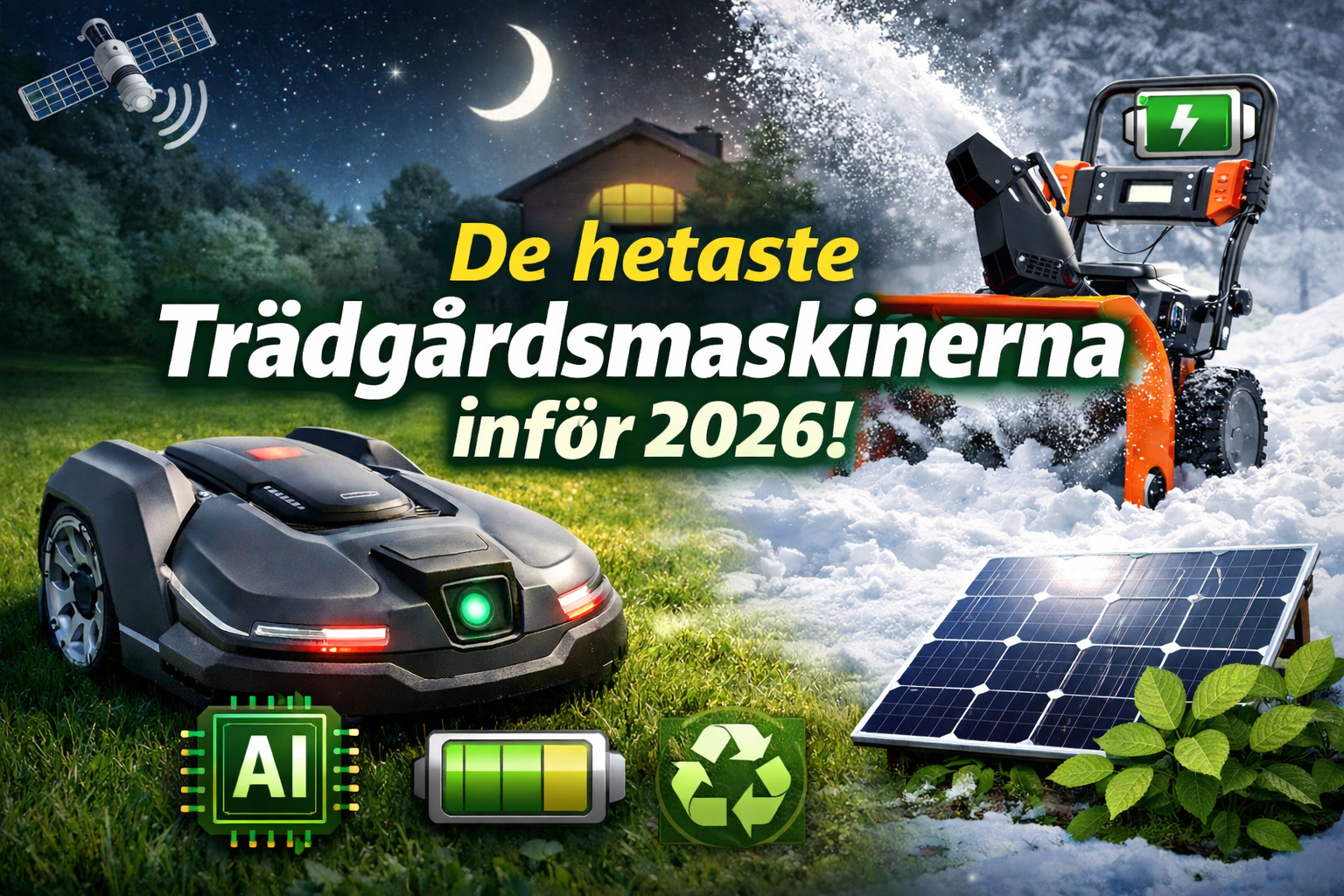 trädgårdsmaskiner 2026