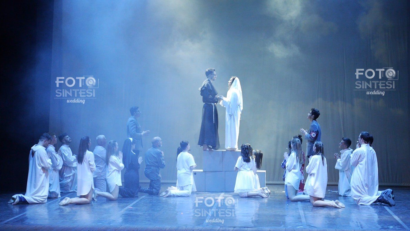 servizio fotografico durante uno spettacolo teatrale