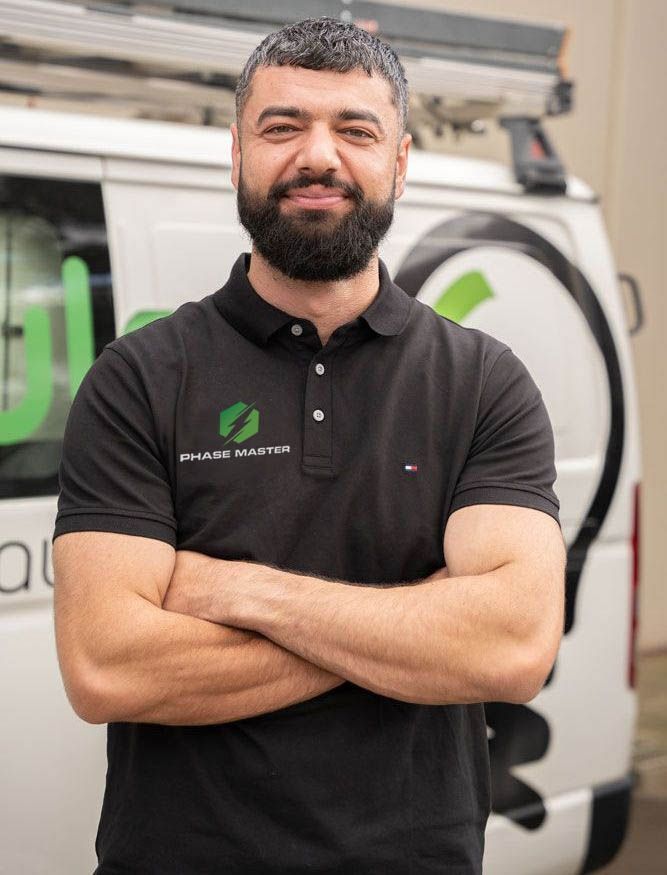 Ben electrician in Impulse Electrical Australia