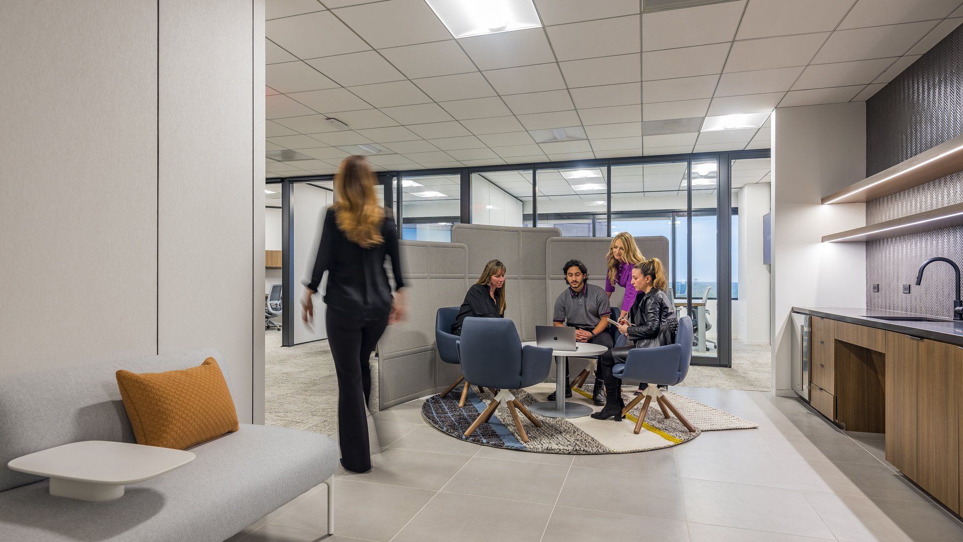 Ready Collective members at a table