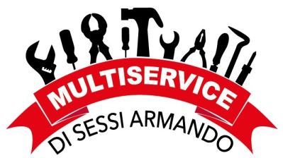 Logo: Globo con pannelli solari e sole, scritta 