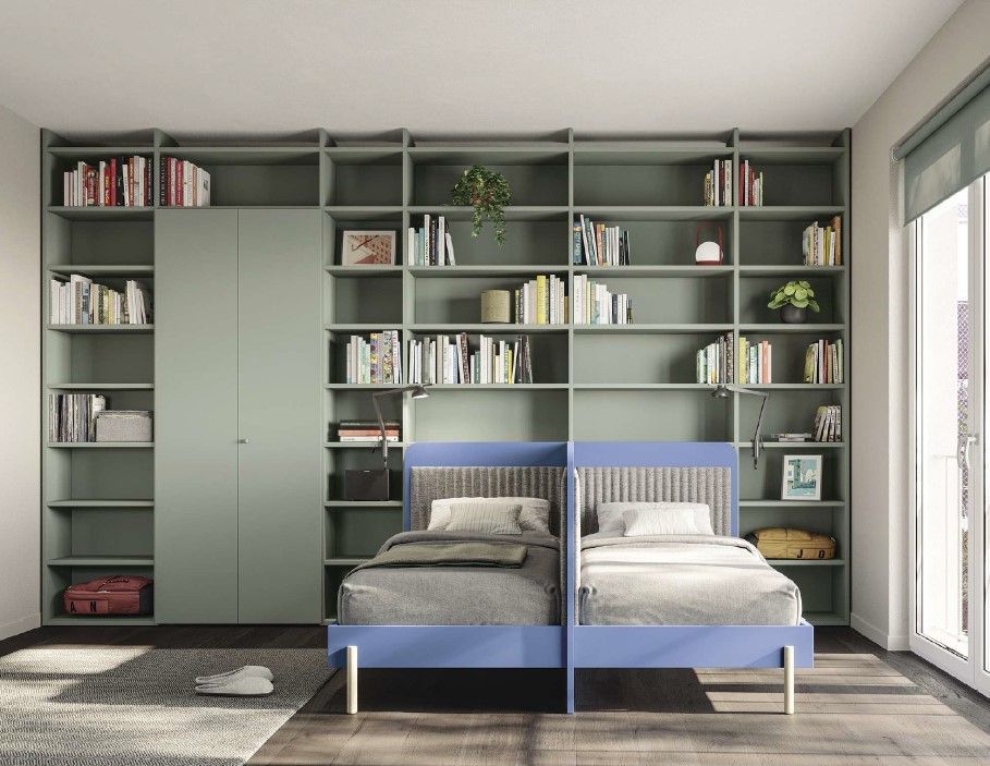 libreria camerette ragazzo progettazione Arredo Casa Roma Capena