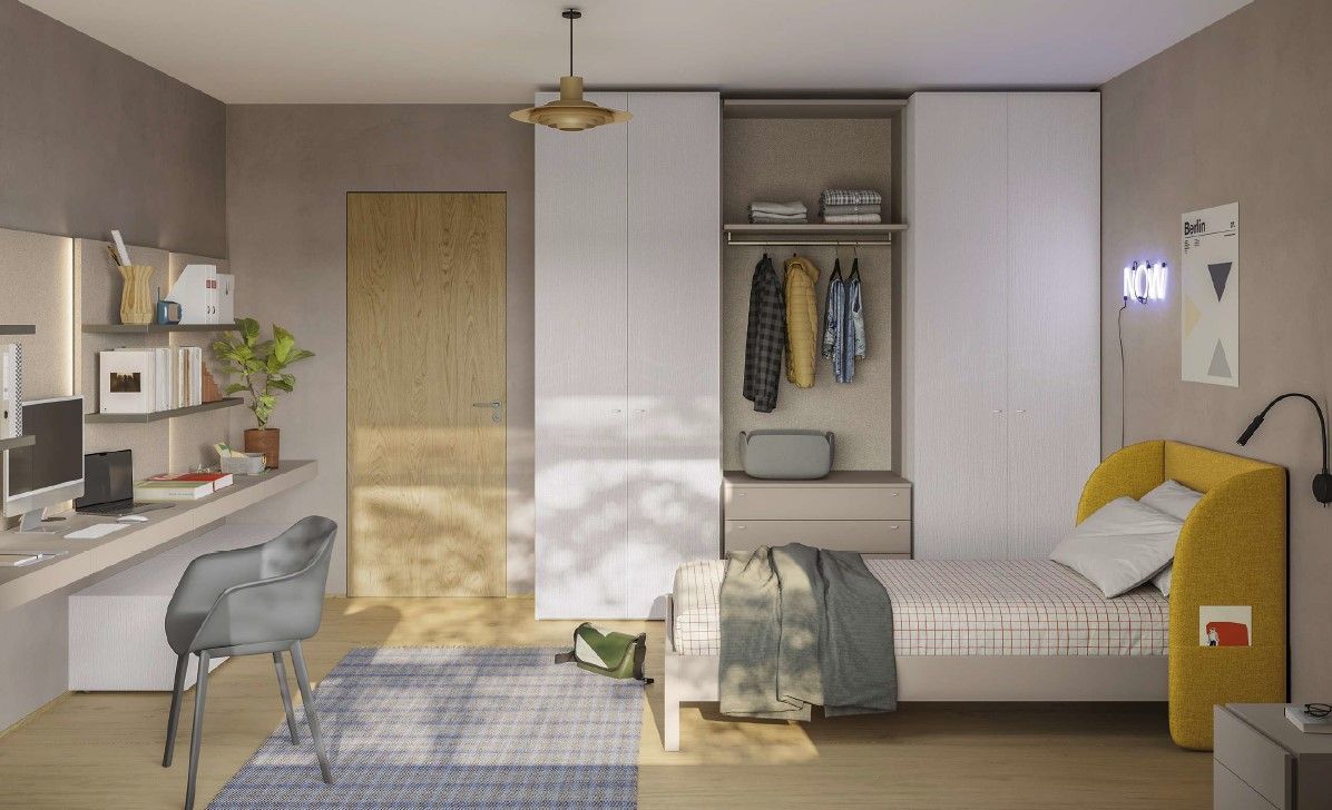 scrivania e arredi cameretta Colombini Arredo Casa Roma Capena