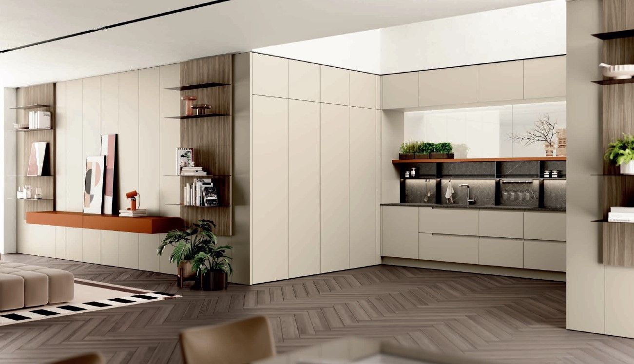 cucina e living Febal Arredo Casa Roma Capena