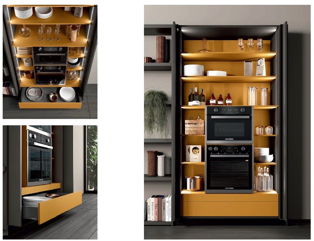 cucina nascosta Febal Arredo Casa Roma Capena