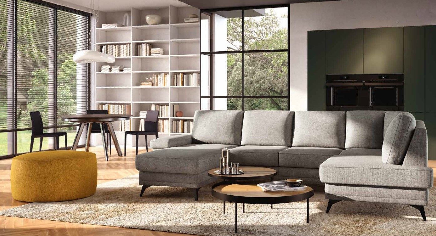 grande divano con penisola Arredo Casa Roma Capena