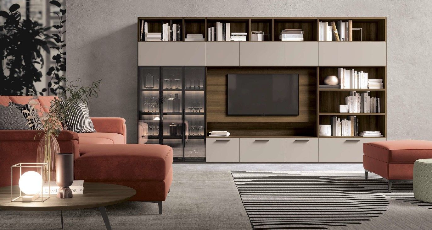 mobili su misura living Arredo Casa Roma Capena