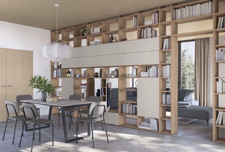 libreria su misura Arredo Casa Roma Capena