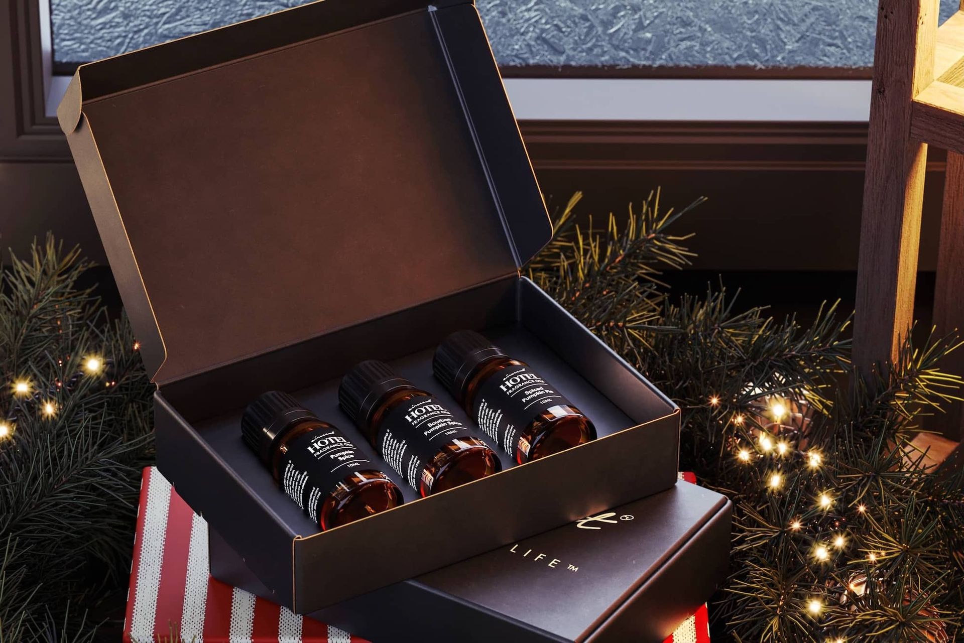 Pumpkin Spice Holiday Fragrance oil gift set