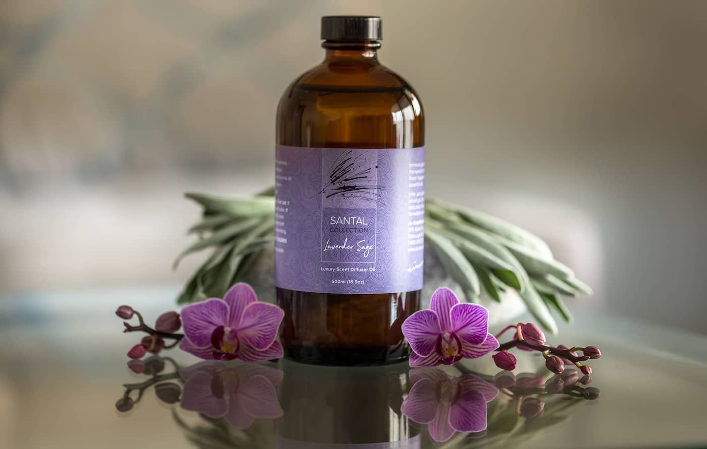 Santal Lavender Sage diffuser oil fragrance essential oil blend