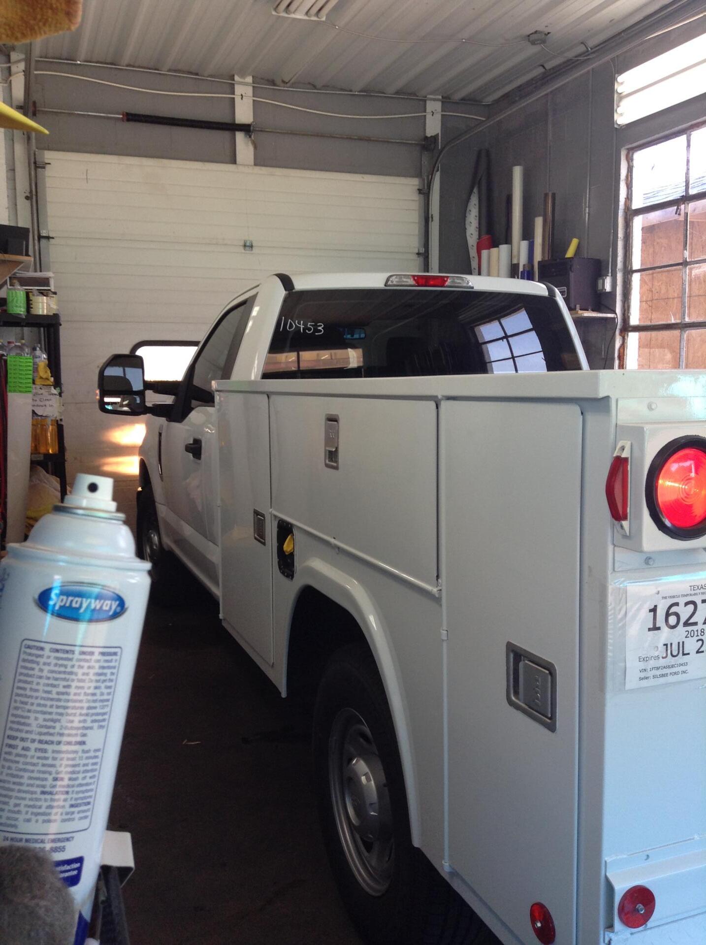 White Car Inside The Shop — McKinney, TX — Auto Eclipse