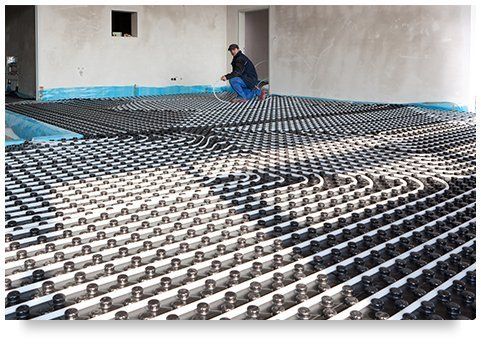 underfloor heating installation