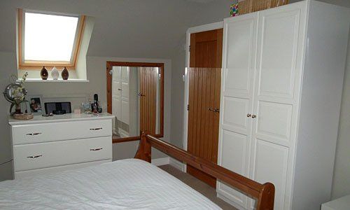 converted loft bedroom