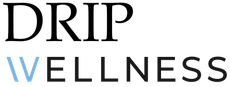 Logo for Drip Wellness, with 
