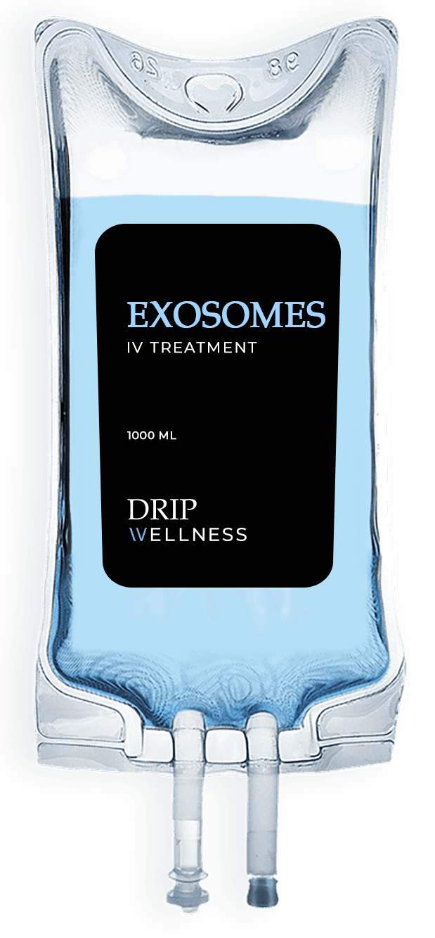 IV bag with yellow liquid, labeled