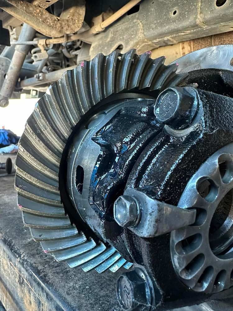 A Close Up of a Rear Differential on a Truck — RNA Mechanical In Coolum, QLD