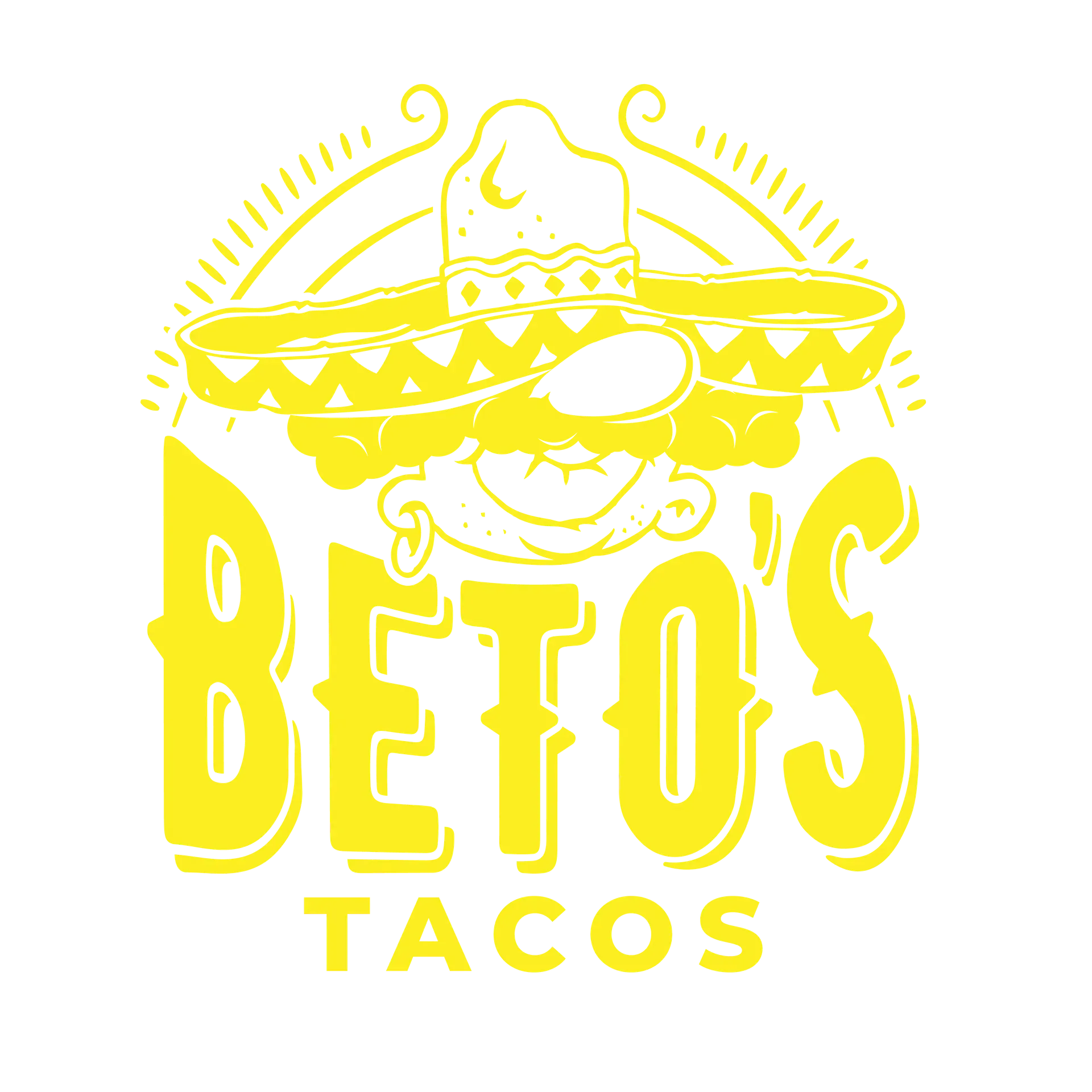 Beto's Tacos Yellow Logo