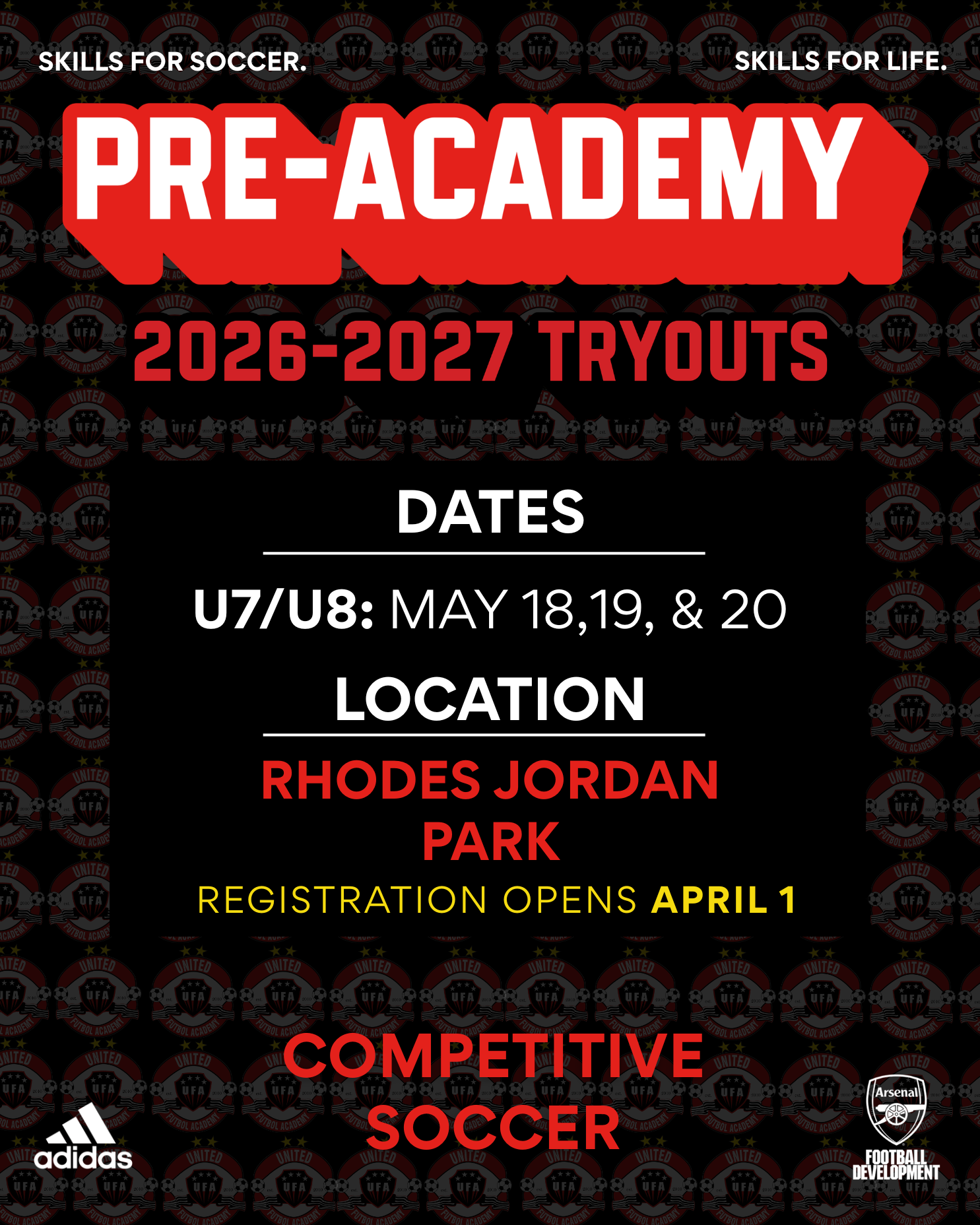 United Futbol Academy Future Academy graphic