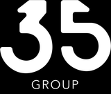 35 Group black and white logo