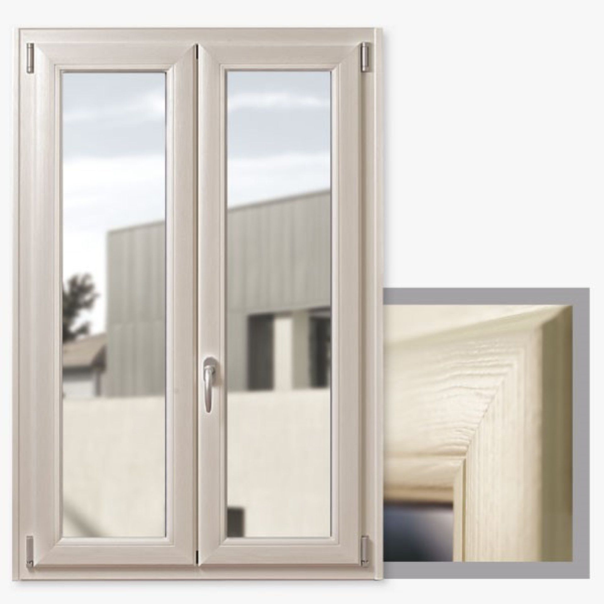 Finestra legno alluminio