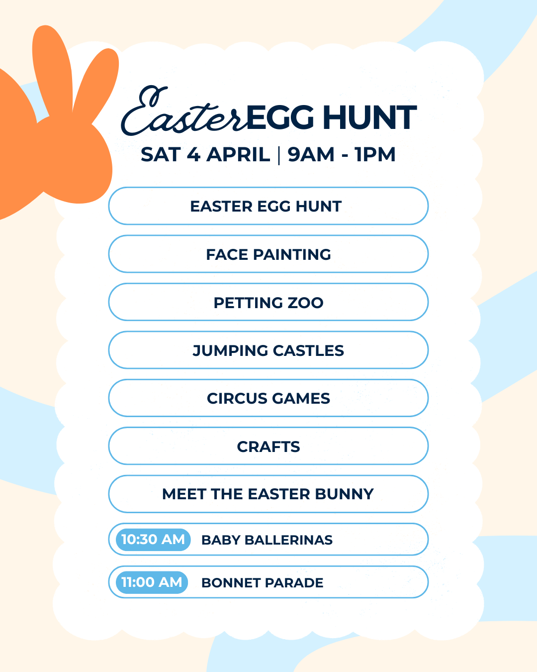 2026 Easter Egg Hunt Event Program