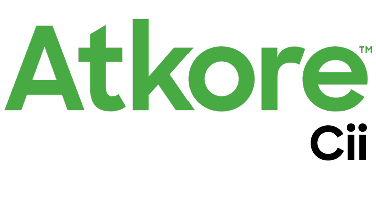 The atkore cii logo is green and black on a white background.