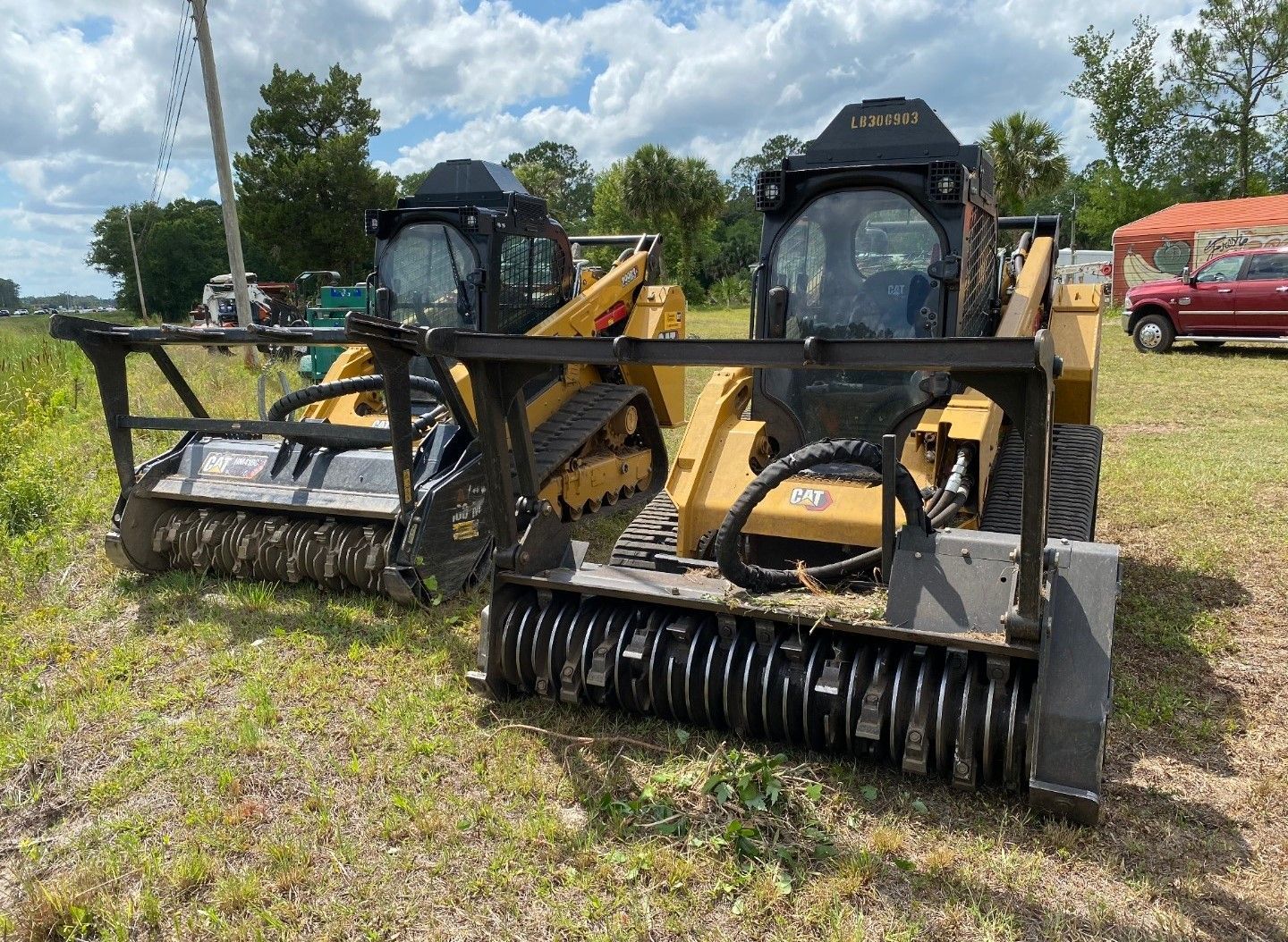 Professional land clearing for a new agricultural project.