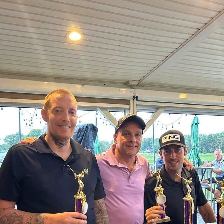 champions of the remembering jamie golf tournament at mcculloughs golf course in egg harbor township new jersey