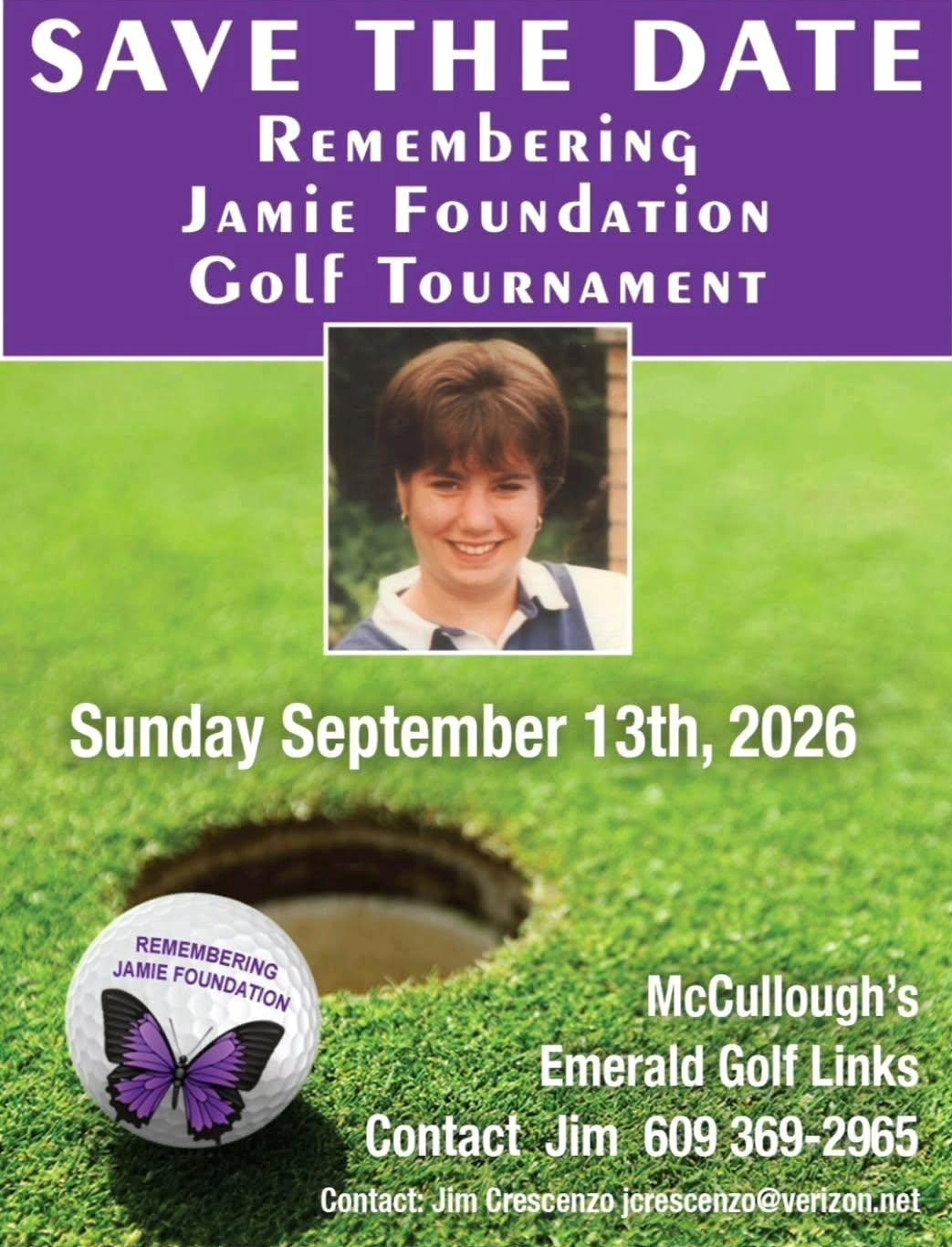 26th Annual Remembering Jamie Foundation Italian Dinner Night Advertisement