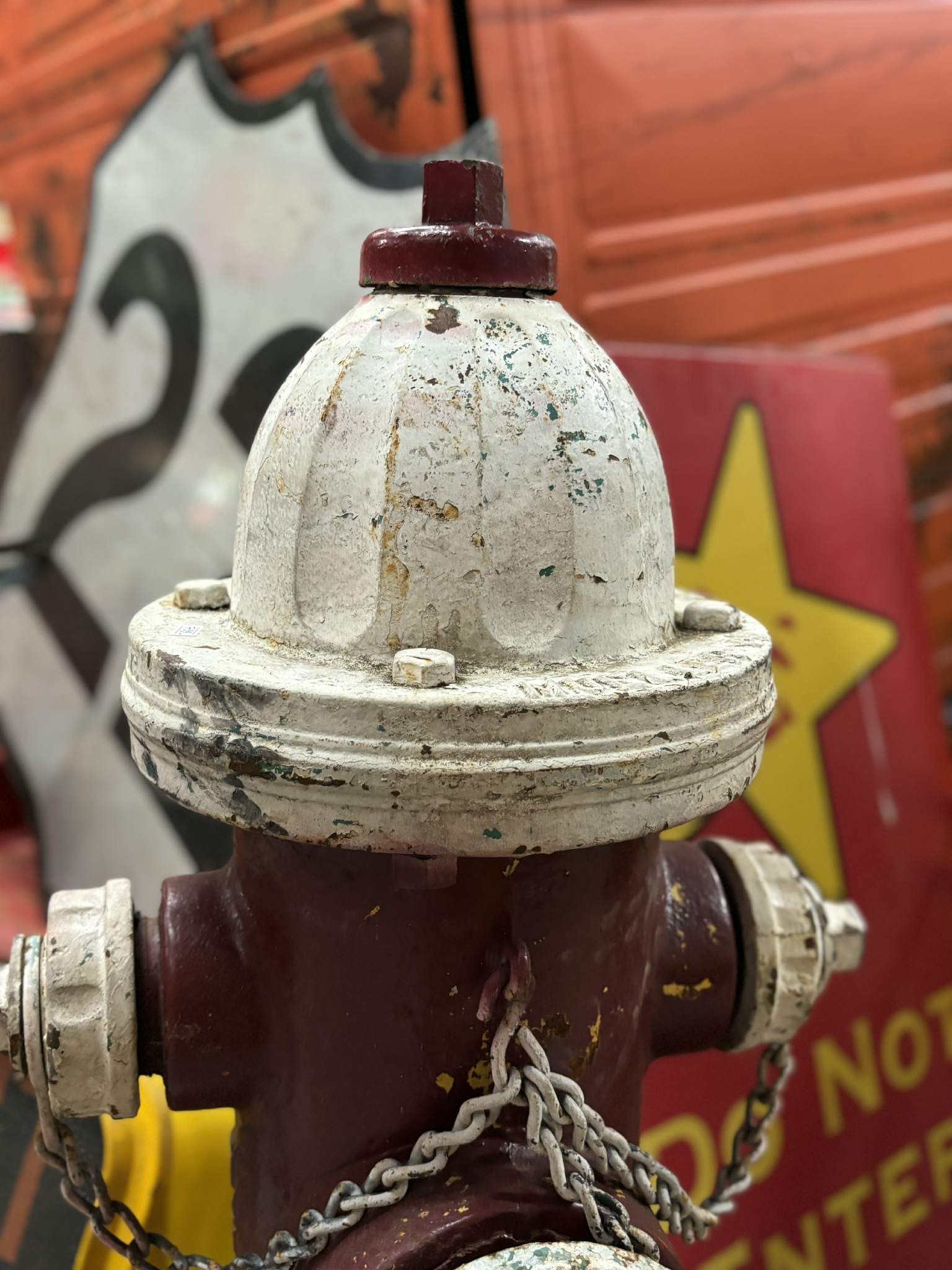 Ancienne Bouche d'Incendie Américaine des Années 30-40