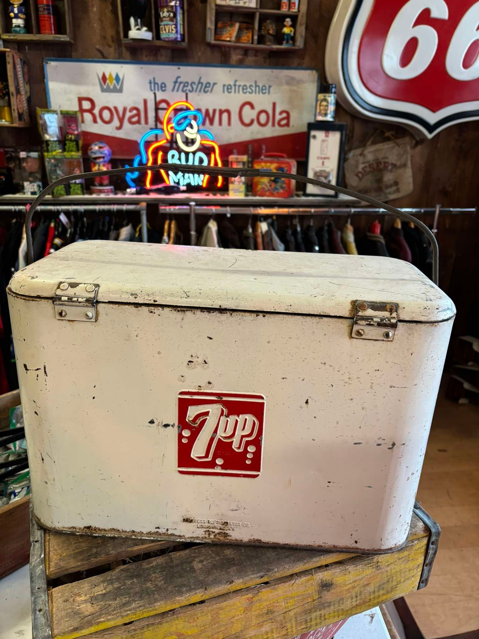 Glacière Vintage 7Up (Années 50)