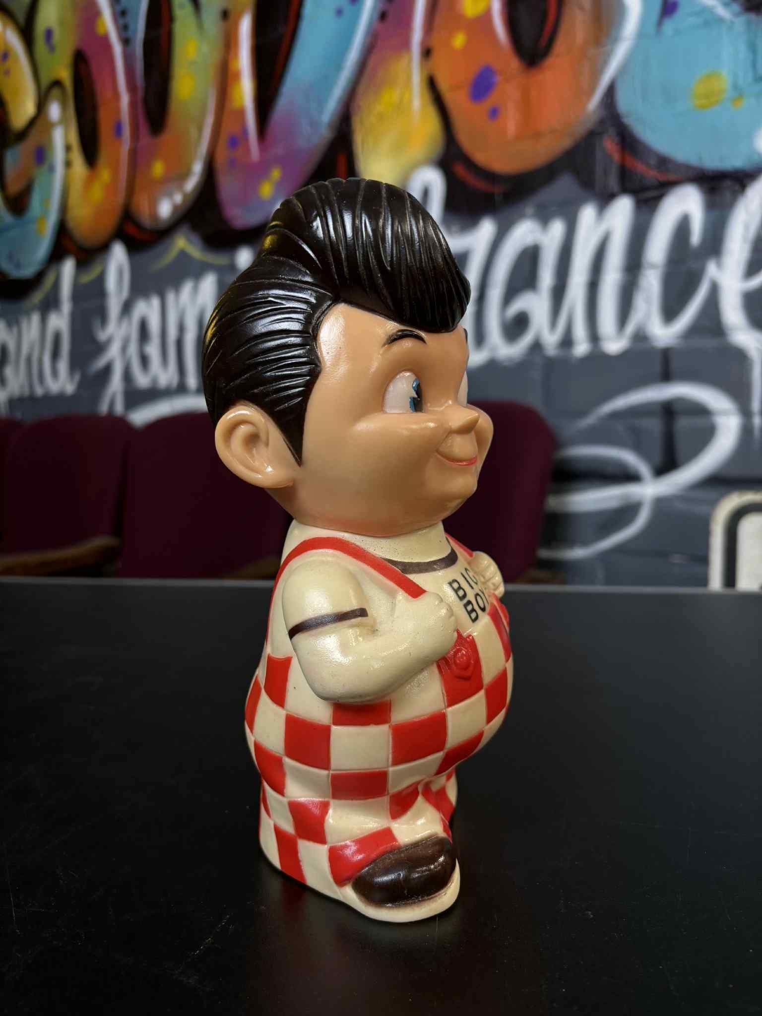 Tirelire Big Boy – Modèle rare brun – Années 60 – Vintage USA