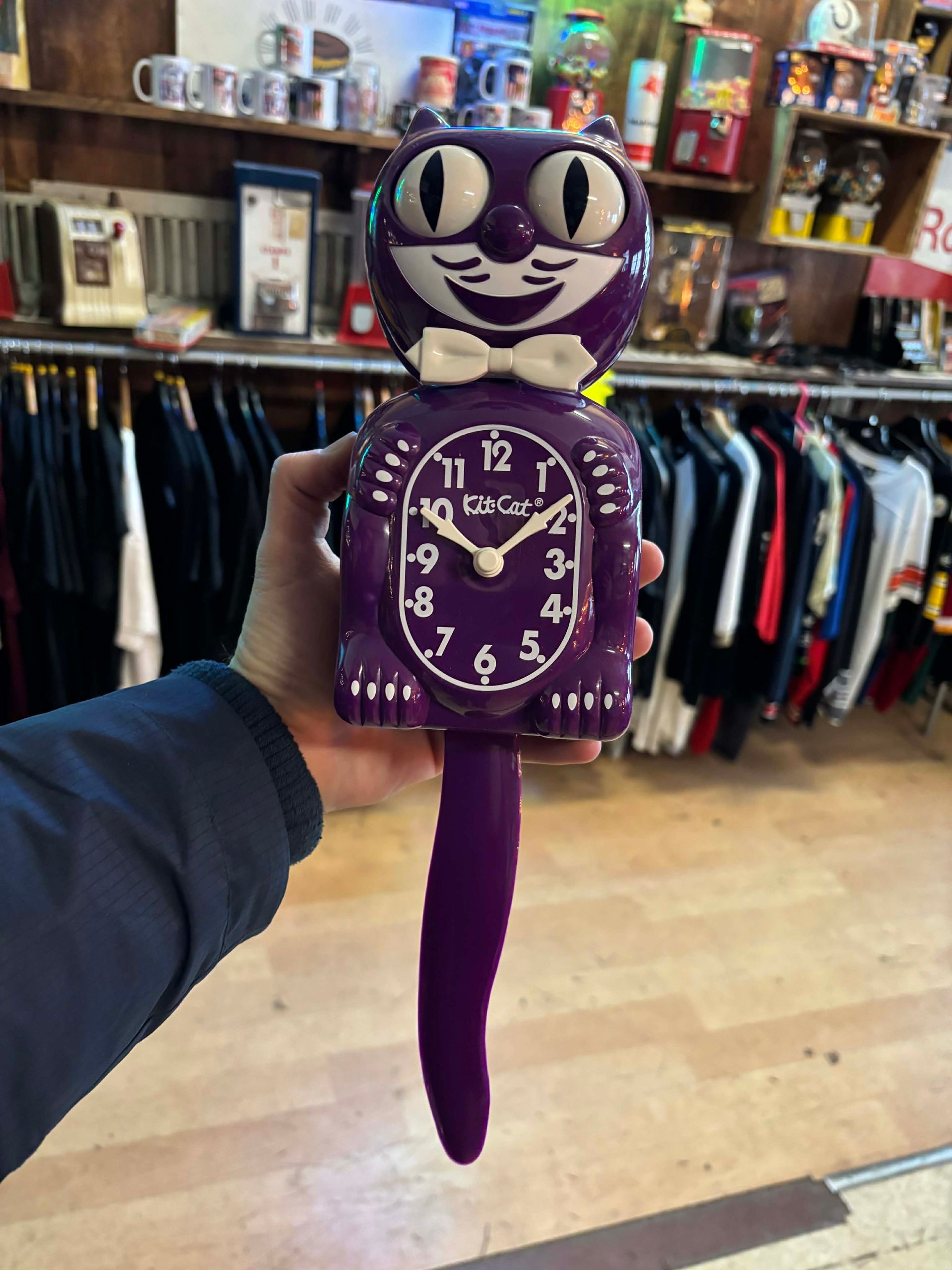 Kit cat klock mauve homme