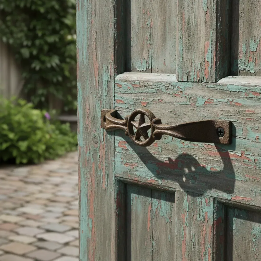 Poignée western étoile en fonte – Esprit Texas