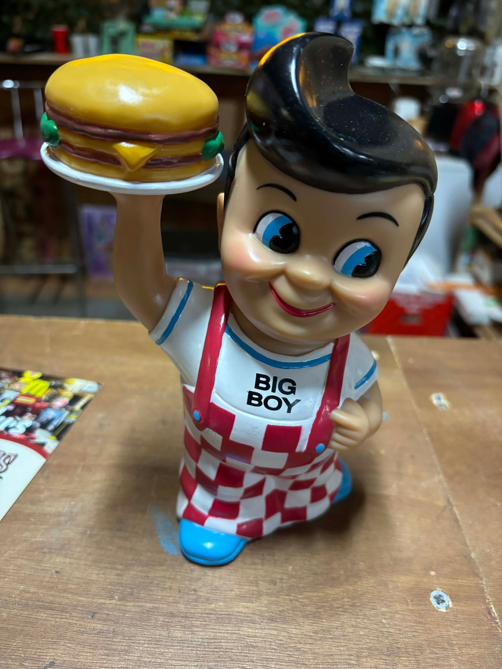Big Boy – Figurine vintage modèle chaussures bleues (USA)